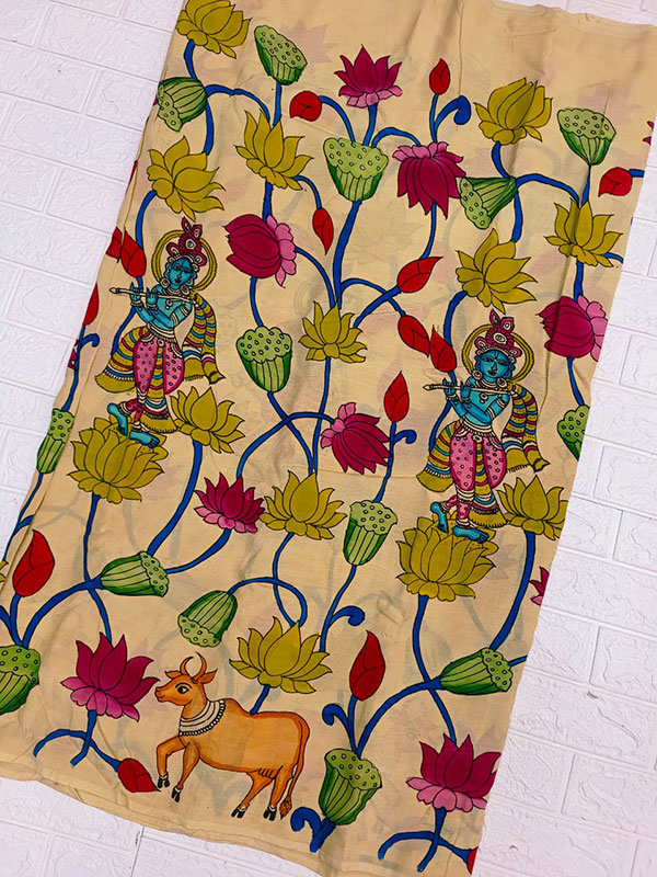 Bangalore Silk Running Fabric with Figure Work